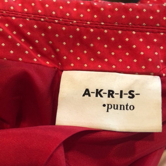AKRIS  punto / Red small dots blazer - Picture 2 of 4